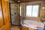 Guest bathroom with Shower and Tub